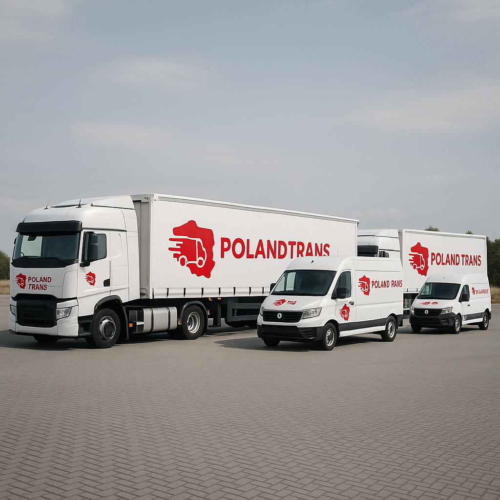 Flota PolandTrans - nowoczesne pojazdy transportowe